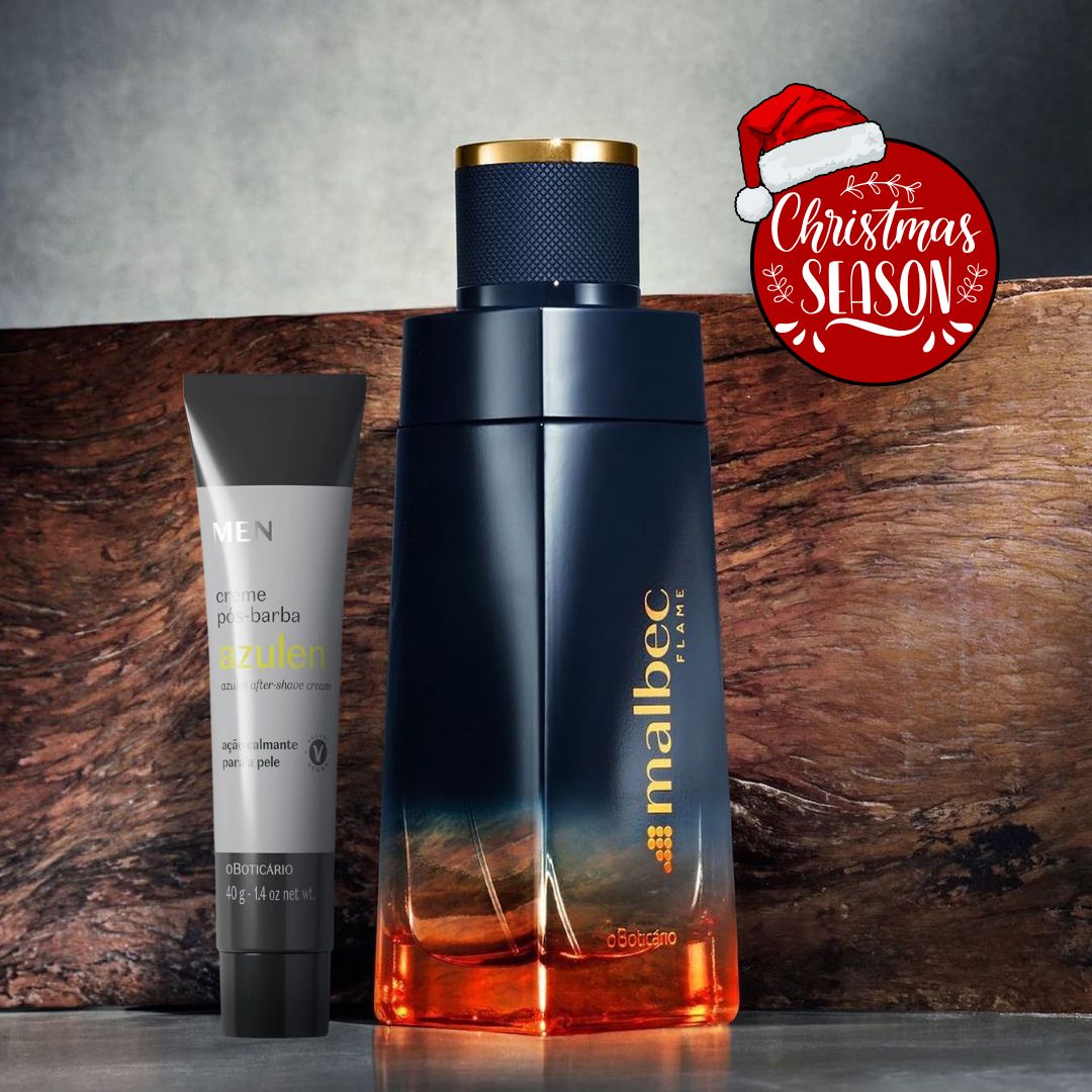 Malbec Flame + Azulen Men After Shave Kit