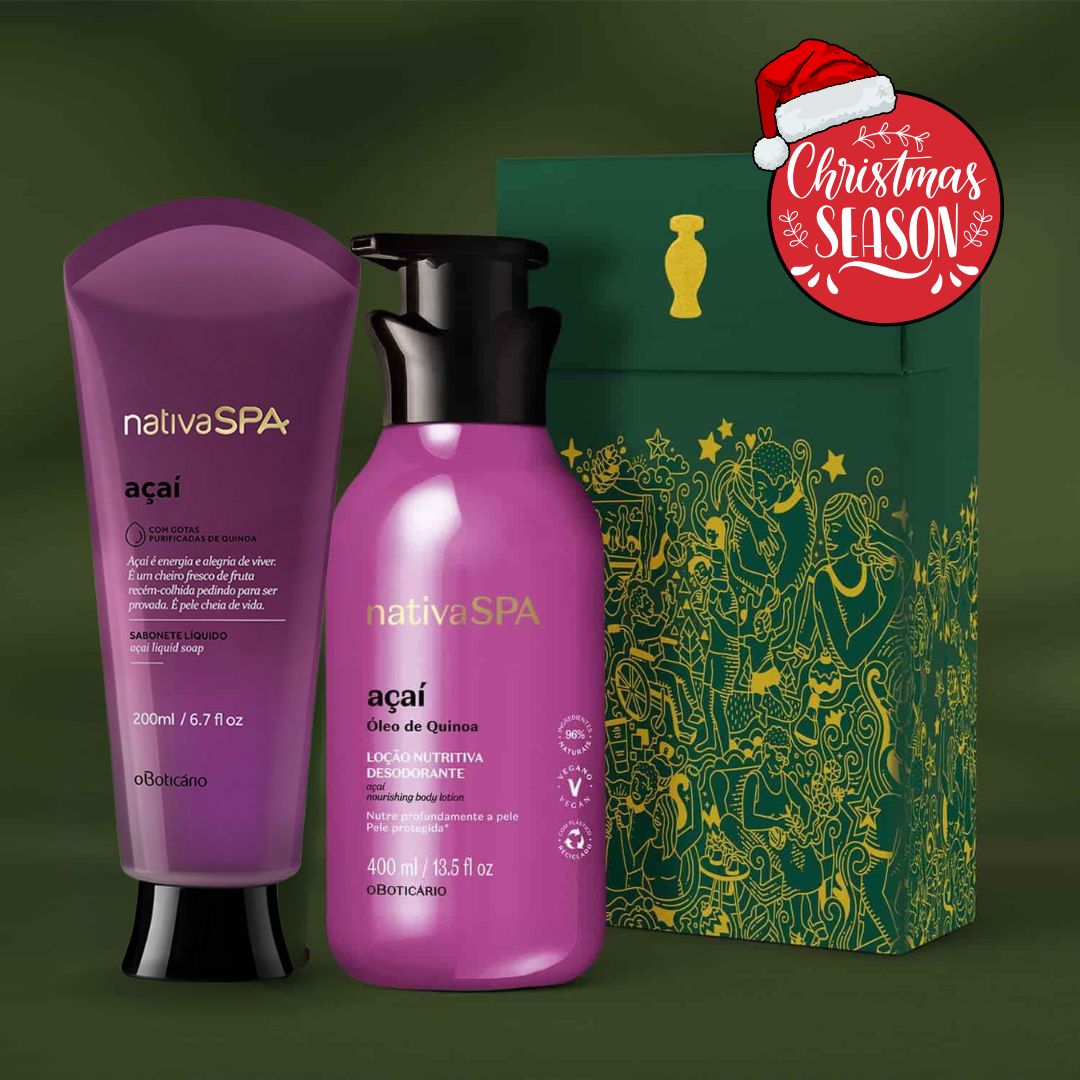 Kit Açai Hidratante e sabonete Liquido