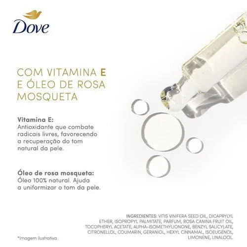 Dove Rosa Mosqueta Oil Body Oil for Even Tone 150ml