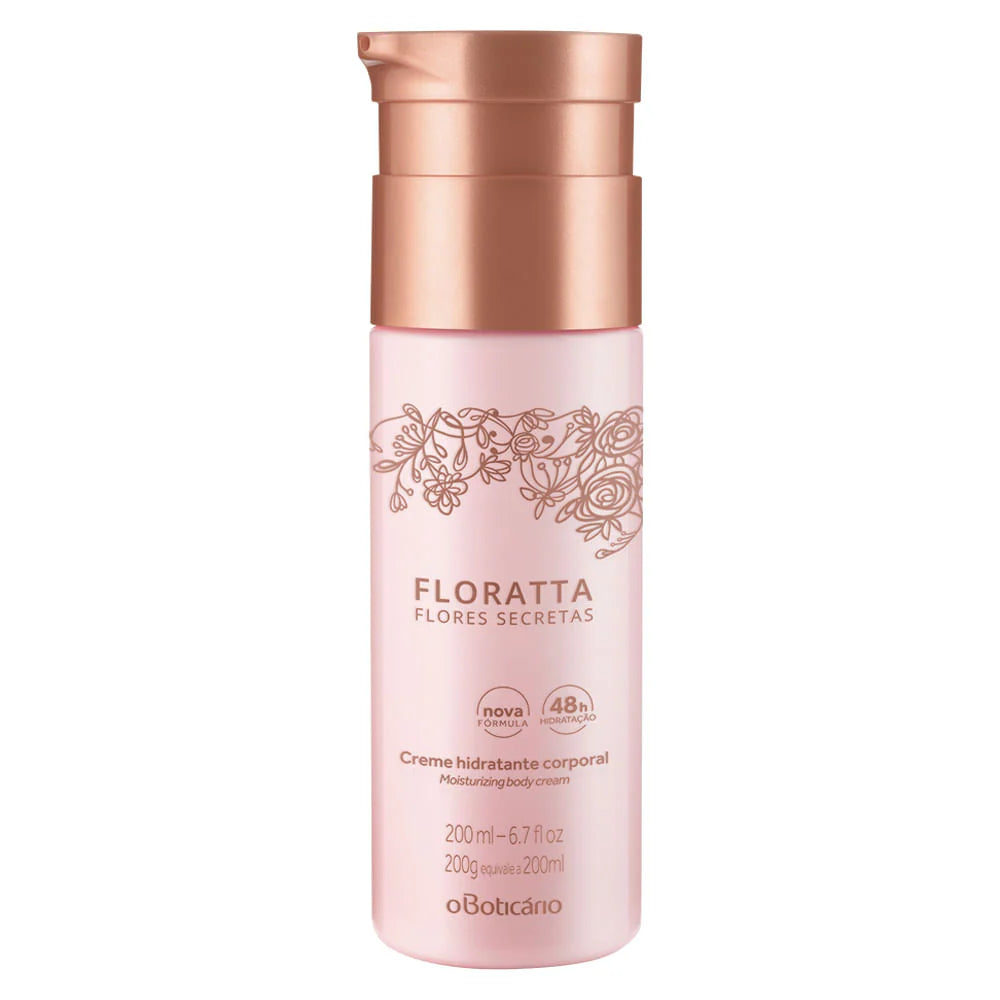 Floratta Secret Flowers Body Moisturising Cream, 200g