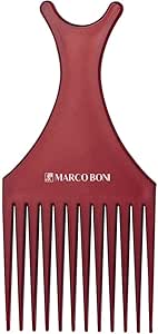 MARCO BONI PROFESSIONAL COMB CARBON STEEL POINTED HANDLE AND FINE TEETH