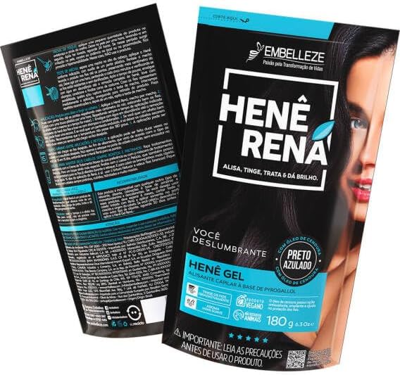 Hene Rená Henna 180 g, Blue Black