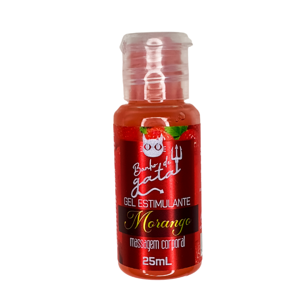 Gel Estimulante Beijável Morango