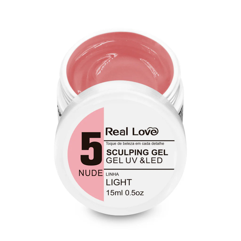 Gel de Alongamento para Unhas - Linha Light - 15ml - Real Love