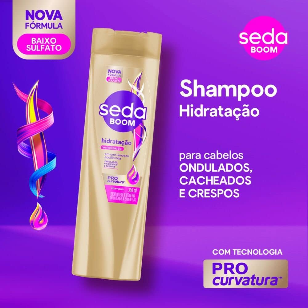 Shampoo Seda Boom Hidratação Revitalização 300ml