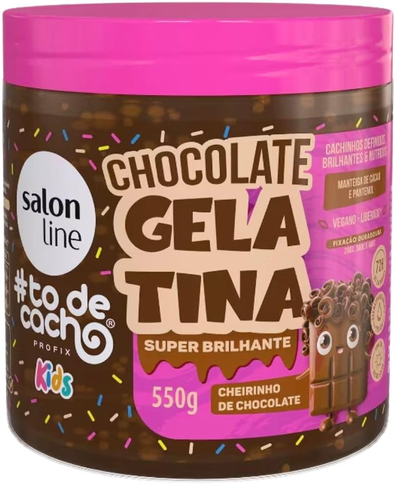 Salon Line Kids Chocolate Styling Gel - 550g
