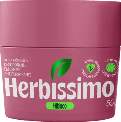 Desodorante Herbíssimo Creme Antitranspirante Bioprotect Hibisco 55G