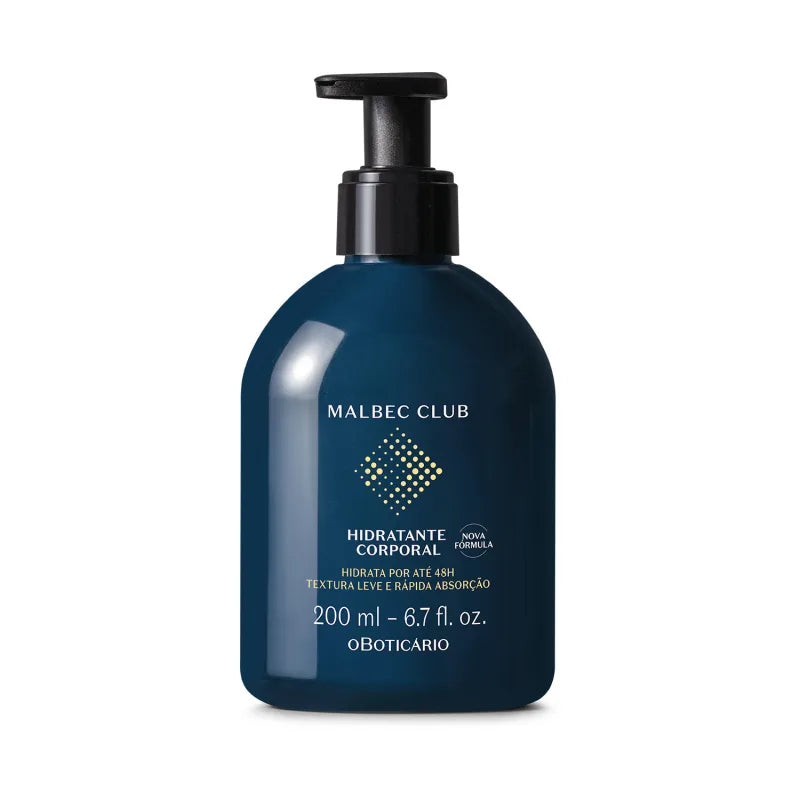 Malbec Club Body Deodorant Moisturizing Lotion, 200ml