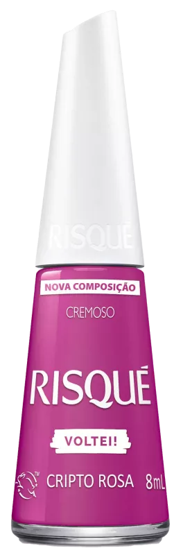 Esmalte Risque Blister Cripto Rosa Cremoso - 8ml