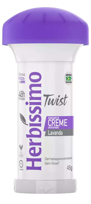 Desodorante em Creme Herbíssimo Twist Lavanda - 45g