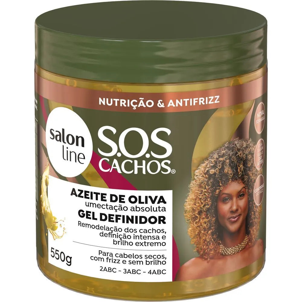 Salon Line S.O.S Revitalising Defining Gel with Olive Oil 550g