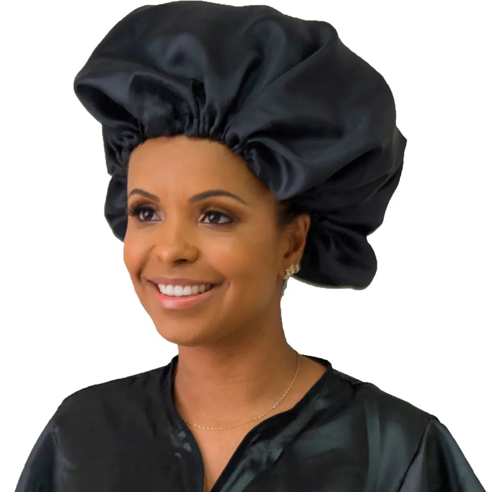 Touca De Cetim Maxi Anti Frizz