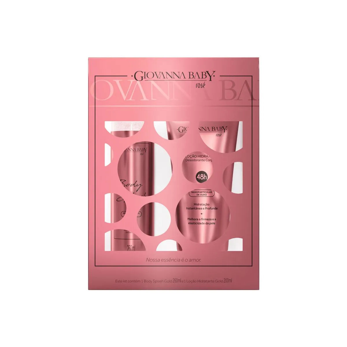 Kit Body + Loção Rosé