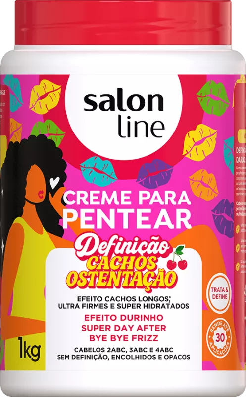 Salon Line Styling Cream 1kg - Definição Cachos Ostentação