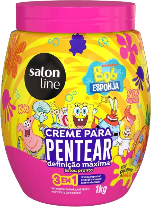 Salon Line SOS Curls Kids SpongeBob 3-in-1 Styling Cream 1000g