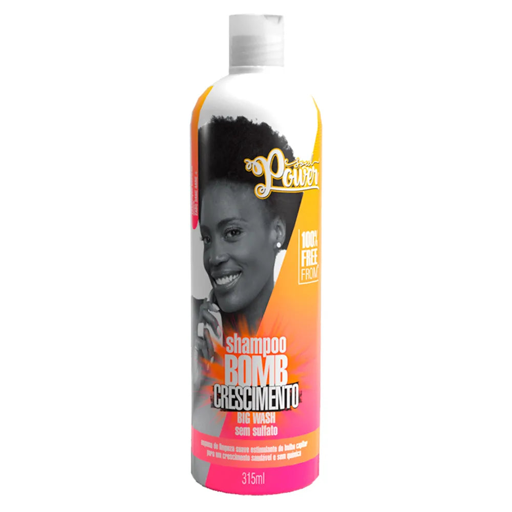 Shampoo Soul Power Big Wash Bomb Sem Sulfato 315ml