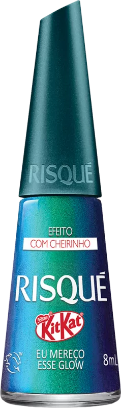 Risqué KitKat Commercial Nail Polish 8ml I Deserve This Glow Effect