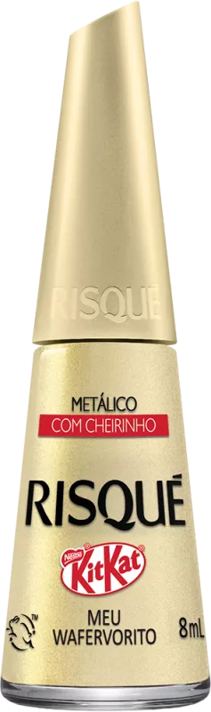 Risqué KitKat Commercial Nail Polish 8ml My Metallic Wafervorito