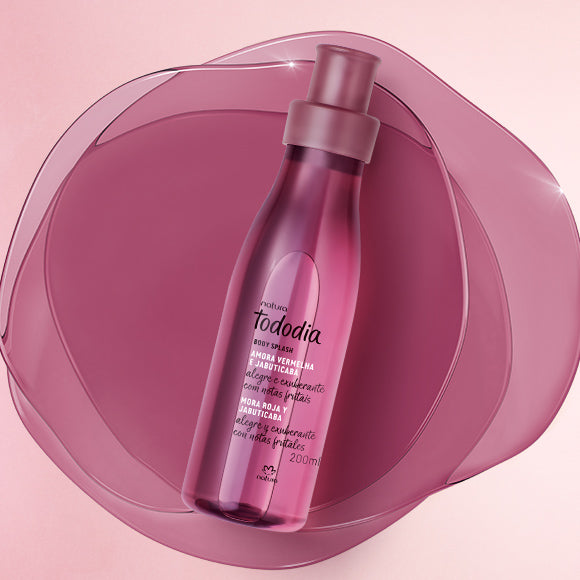 Amora Vermelha e Jabuticaba Tododia Body Splash Deodorant Cologne - 200ml