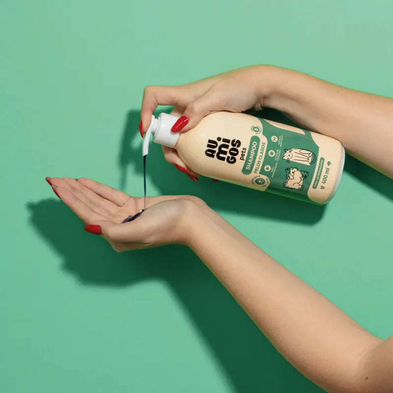 Shampoo Pelos Claros Au.Migos Pets 400ml