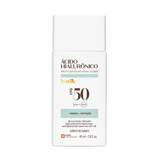 Botik Facial Sunscreen Fluid SPF 50 with Hyaluronic Acid, 40ml