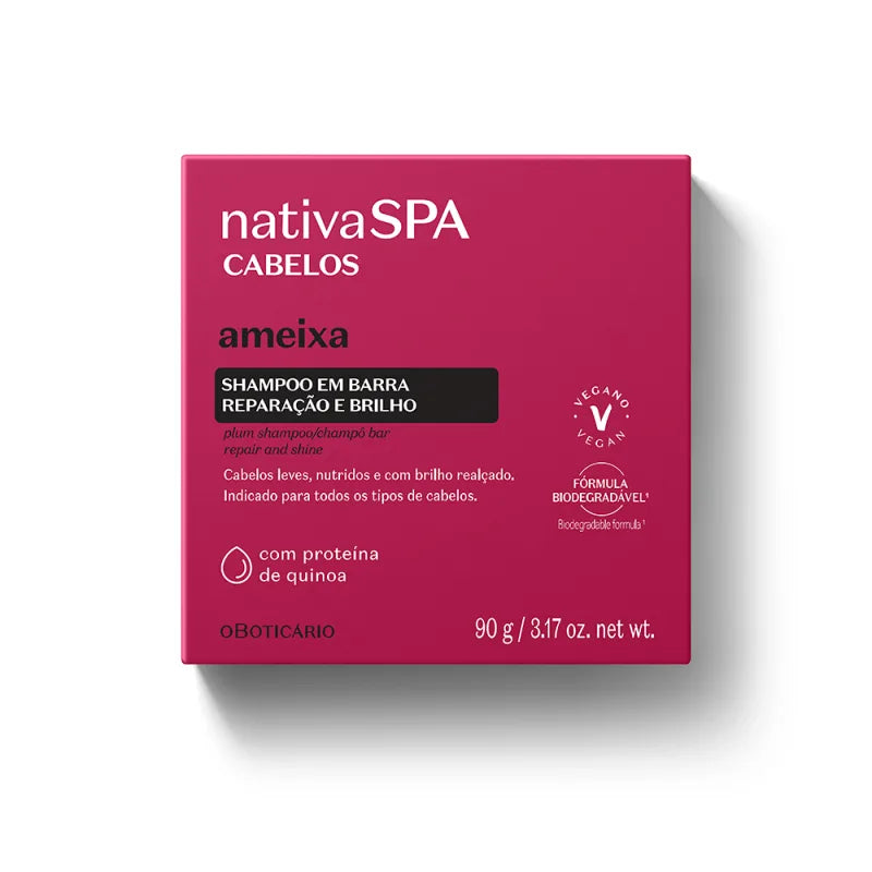 Shampoo em barra Nativa SPA Ameixa 75g