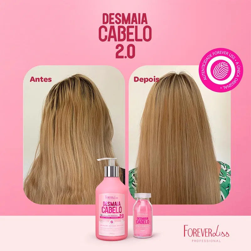 Ampoule Fades Hair 2.0 Forever Liss New Most Powerful Formula 15ml
