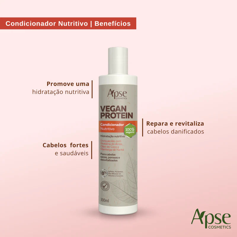 Condicionador Nutritivo Vegan Protein 300ml