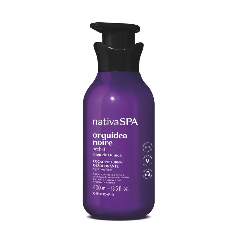 Nativa SPA Orquídea Noire Body Deodorant Moisturizing Lotion
