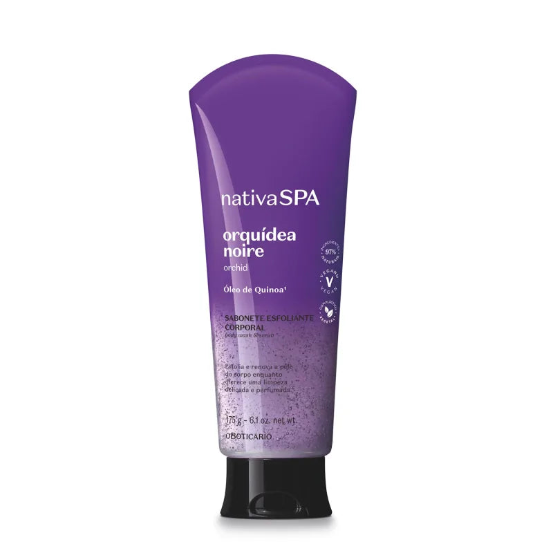 Nativa SPA Orquídea Noire Body Exfoliating Liquid Soap 175g