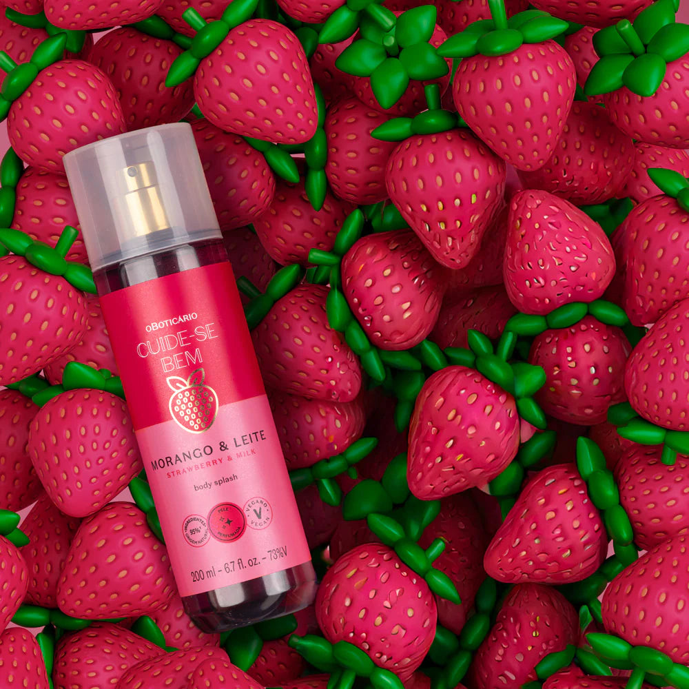 Body Splash Take Care Strawberry and Milk 200ml