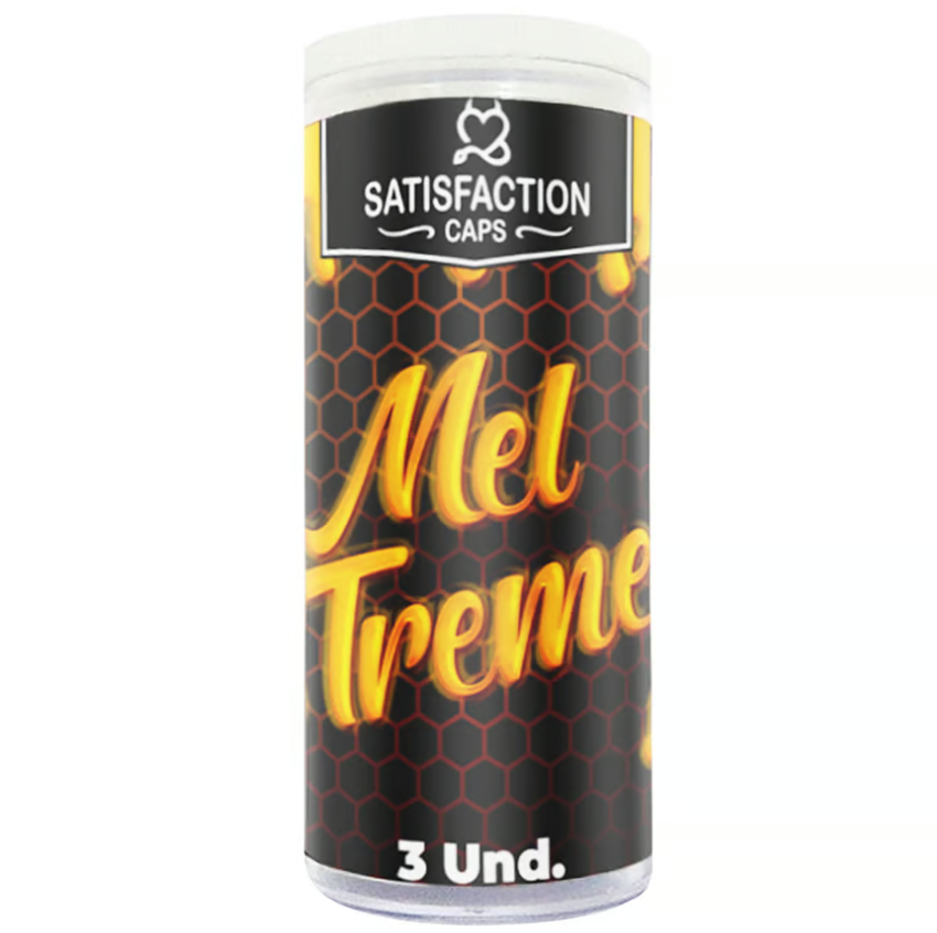 MEL TREME BOLINHAS EM CÁPSULA 3 UNIDADES SATISFACTION CAPS