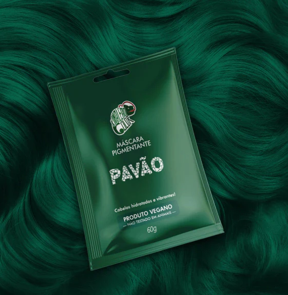 Kamaleão Color Pigmenting Mask Pavão Sachet - 60g