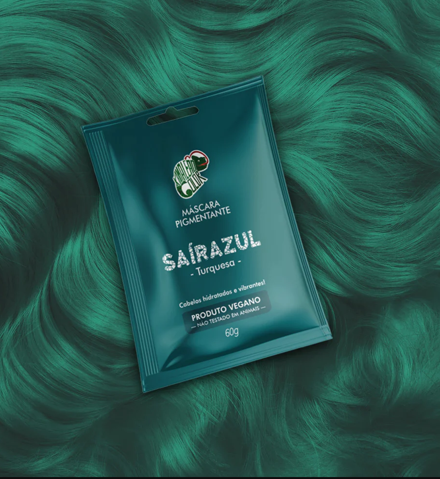 Kamaleão Color Pigmenting Mask Saírazul Sachet - 60g