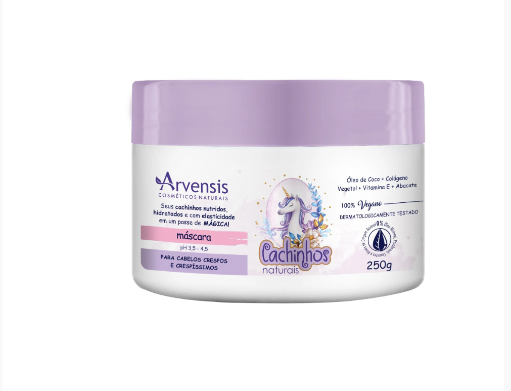 MASCARA CAPILAR CACHINHOS CRESPO/CRESPISSIMOS 250 G ARVENSIS