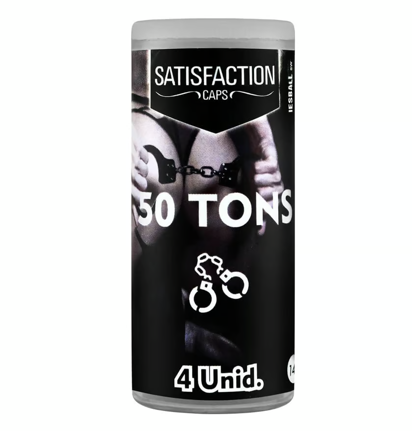 50 TONS CÁPSULAS PARA MASSAGEM CORPORAL SATISFACTION CAPS