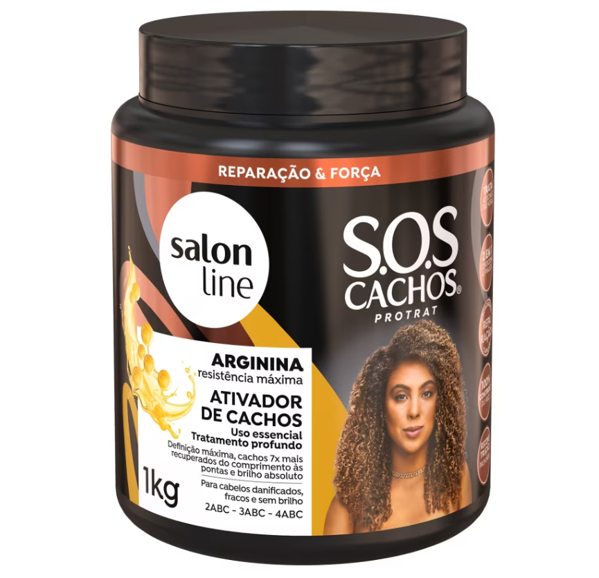 SOS Cachos Activator Arginine Reconstruction Salon Line 1kg