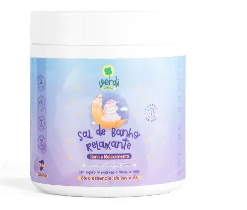 Sal de Banho Relaxante com Sal de Magnésio
