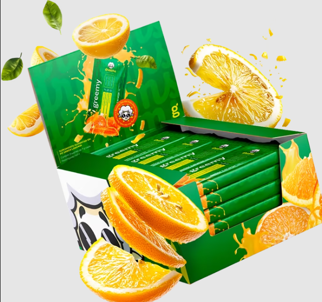 Greemy Suco Verde em Pó com 21 Sachês Dreams Sabor Laranja