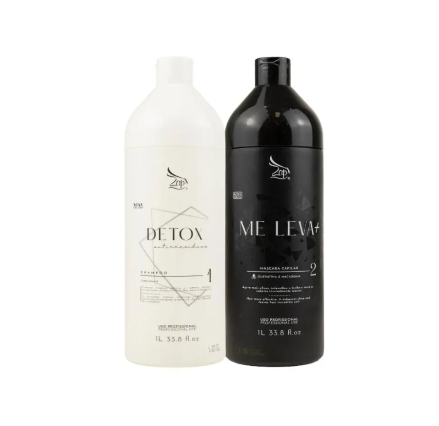 Zap Detox Anti-Residue Me Leva Shampoo and Mask 2x1L
