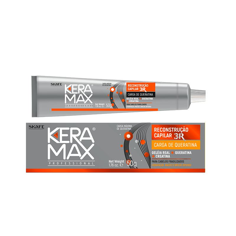 Carga de Queratina Keramax Reconstrução Capilar 50g