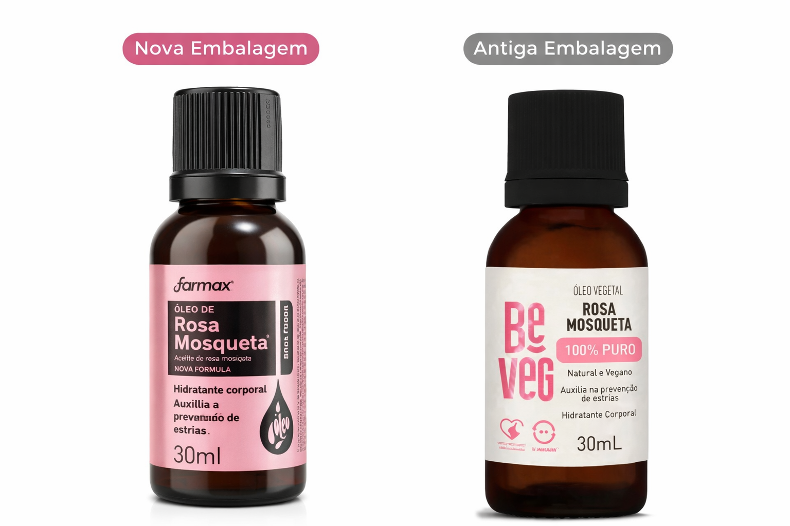 Óleo de Rosa Mosqueta 100% Farmax - 30ml