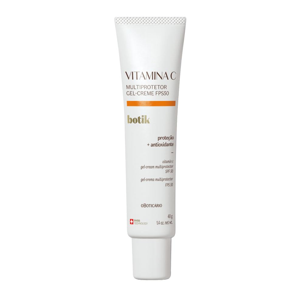 O Boticario Botik Vitamina C Multiprotetor Gel Creme Fps 50 - 40g