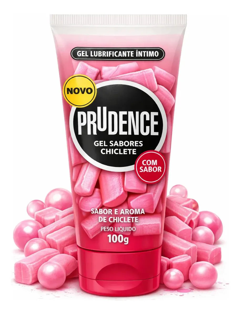 Prudence Gel Lubricant with Bubblegum Flavor and Aroma - 100g