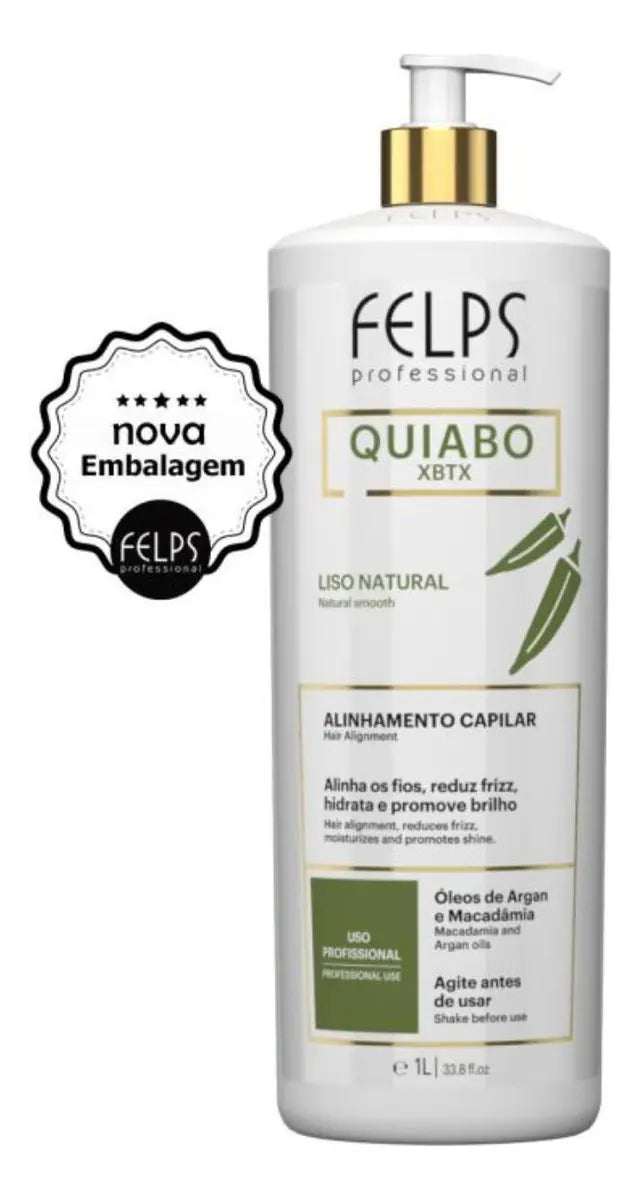 Felps Okra Progressive Hair Straightening Treatment Xbtx 1x1000 ml
