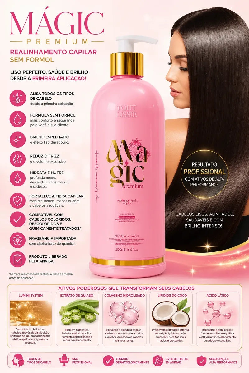 Tout Lissie Progressiva Magic Premium 500ml Passo 02