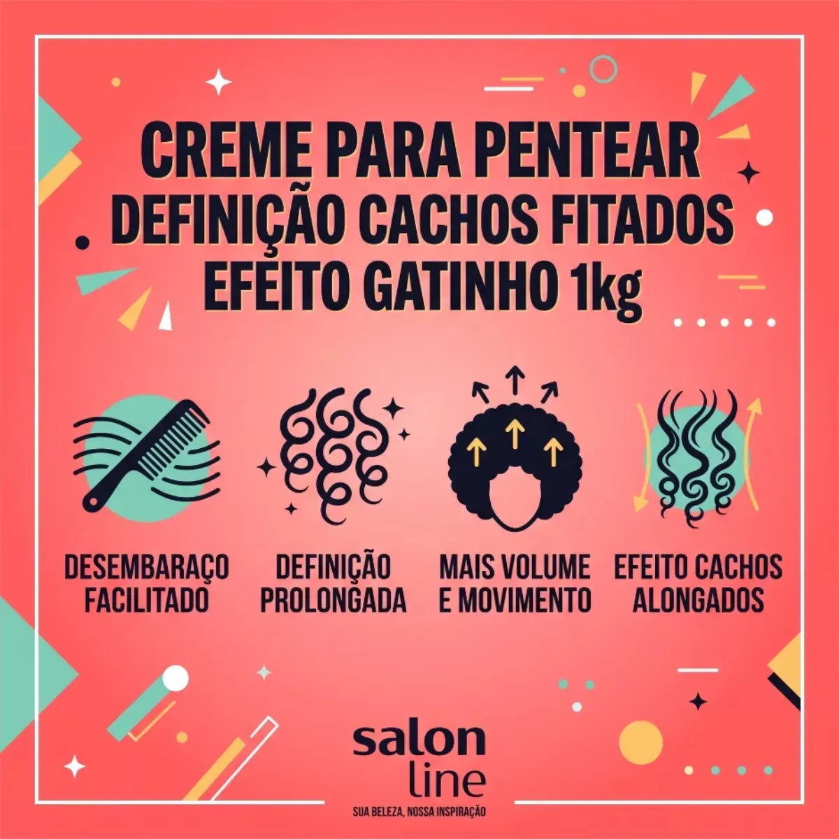 Styling cream Salon Line Cachos Fitados