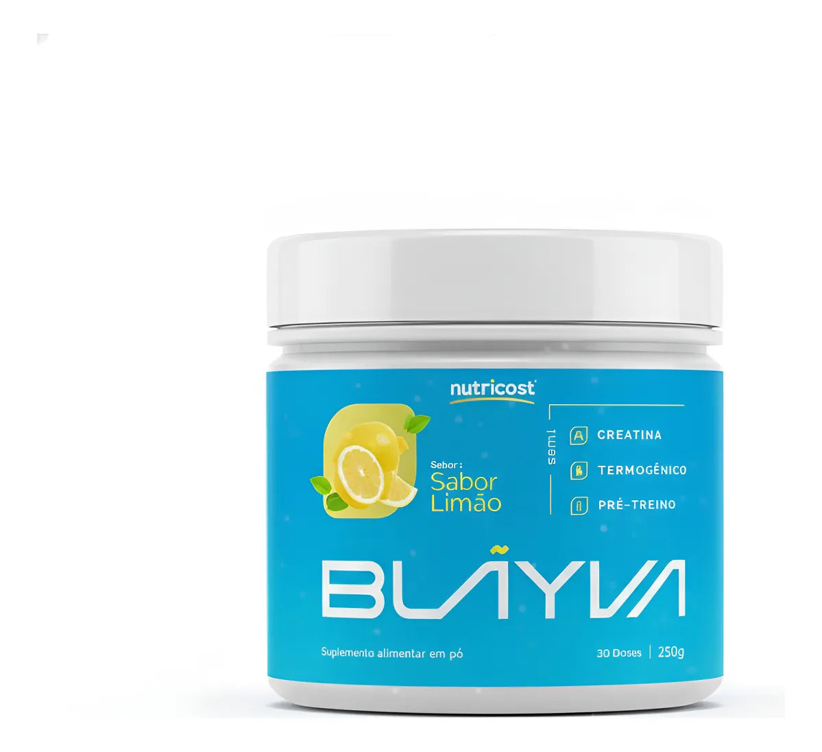 Blayva - Creatine - Thermogenic - Pre-Workout Powder 300g Lemon
