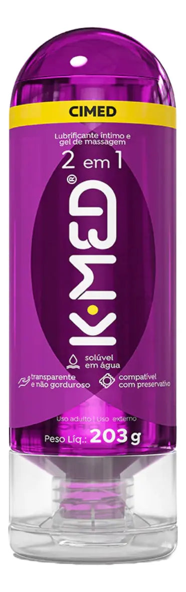 K-Med 2-in-1 Intimate Lubricant Gel, 203g Bottle