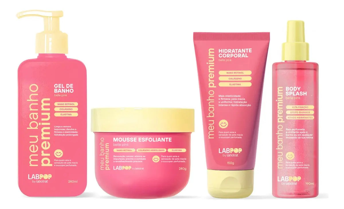 Labotrat Belle Pink Kit: My Premium Bath with 4 Body Care Products